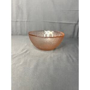 Vintage Pink Depression Glass Bowl Small 5"